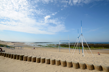 La plage du Marais Girard à Brétignolles